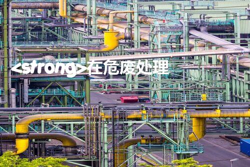 <strong>在危废处理厂工作对身体有害吗危险废弃物处理技术的未来：创新与可持续发展之路</strong>